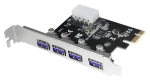 LogiLink radič PCI-E / Radič / 4X USB 3.0 / PCI Express / Via VL805 (PC0057A)