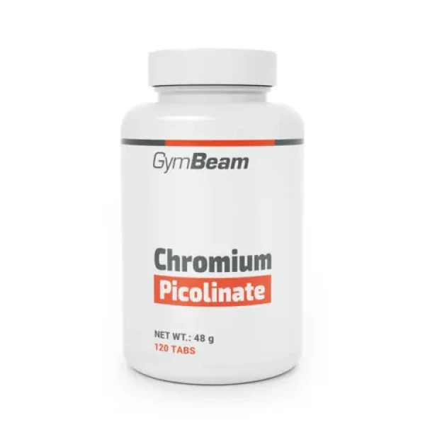 Chróm Pikolinát - GymBeam (bez príchuti, 120 tab.) (29059-2-120tabs)