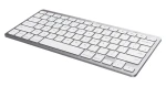 Trust strieborná / Bezdrôtová klávesnica / Bluetooth / CZ/SK layout / nožnicová (25354)