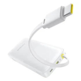 Baseus Bipow 2 10000mAh 20W biela / Powerbanka / USB-A / USB-C (P10077101213-00)