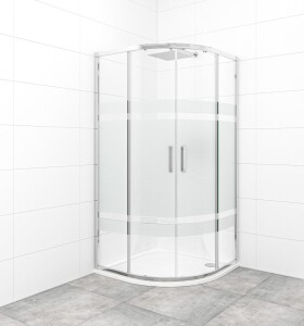Sprchovací kút štvrťkruh 90x90 cm SAT TEX SATBKTEXS90CRS SATBKTEXS90CRS