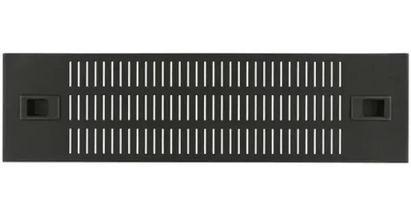 Lanview záslepka 19" racku 3U čierna / Záslepka racku / Perforovaná / Zaklapávacia / Oceľ / 482x15x132 mm (RAB410BL)
