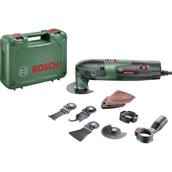 Bosch Home and Garden PMF 220 CE Set multifunkčné náradie vr. príslušenstva, + púzdro, 16-dielna, 220 W, 0603102001; 0603102001