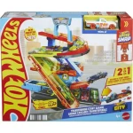 Mattel Autodráha Hot Wheels City Kaskadérska garáž 2v1 JHL94
