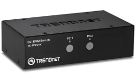 Trendnet TK-222DVK / KVM prepínač / 2- Port / DVI-I / USB Hub / Audio (TK-222DVK)