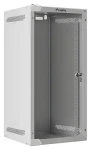 Lanberg WF10-2312-10S sivá / Nástenný rack / 10" / 12U / 280×310 mm / sklenené dvere / flat pack (WF10-2312-10S)