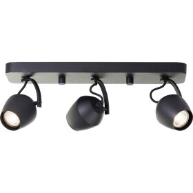 Brilliant G06716/86 Deckenleuchte 45cm stropné svetlo GU10 čierna; G06716/86