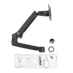 Ergotron LX Dual Stacking Extension Kit čierna / Predlžovacie rameno / VESA 75x75 a 100x100 mm (98-130-224)
