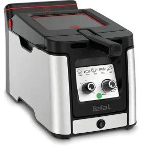 TEFAL Clear Duo FR600D10 nerez/čierna / Fritéza / 2000 W / 3,5 l / 150-190°C (100001932366)