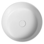 SAPHO - THIN umývadlo na dosku Ø38 cm, bielá mat WN548