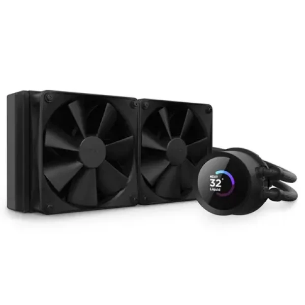 NZXT Kraken 240 čierna / 2x 120mm / Fluid Dynamic Bearing / 30.6 dB @ 1800 RPM / 78.02 CFM / AMD + Intel (RL-KN240-B1)