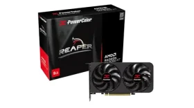 PowerColor Radeon RX 9060 XT Reaper 8GB / 3130MHz / 8GB GDDR6 / 1x HDMI + 2x DP / 500W (8) (RX9060XT 8G-A)