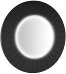 SAPHO - LUMIRO STRIP guľaté zrkadlo s LED osvetlením v ráme, priemer 90cm, carina LR950-4141S