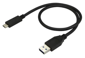 StarTech USB-C 0,5 m čierna / USB kábel / USB-C (M) - USB-A (M) / 10 Gbps (USB31AC50CM)