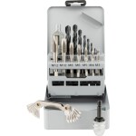 GSR 00708040 sada závitníkov 17-dielna metrický M3 - M12 DIN 352 HSS-G 1 ks; 00708040