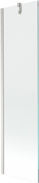 MEXEN/S - Next vaňová zástena FIX 50 x 150, transparent, nikel kefovaná 895-050-000-00-00-97