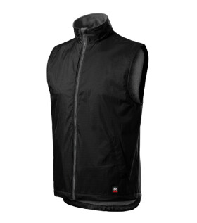 Teplá vesta unisex čierna M