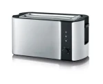 Severin AT 2590 strieborná / Hriankovač / 800W / ohrev / rozmrazovanie (AT 2590)