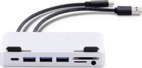 LMP 1x SD 1x USB-C 1x microSD + 3x USB-A 3.0 (LMP-USBC-ATT-HUB-SL)