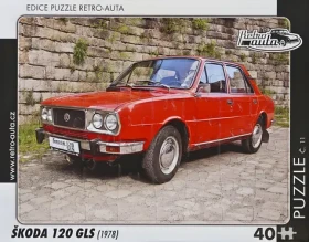 RETRO-AUTA Puzzle č. 11 Škoda 120 GLS (1978)
