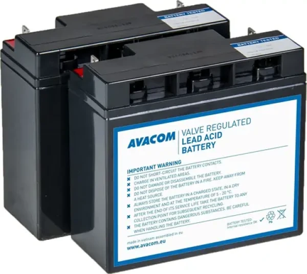 Avacom RBC7 / Kit na renováciu batérie UPS / 2 ks / 18 Ah (AVA-RBC7-KIT)