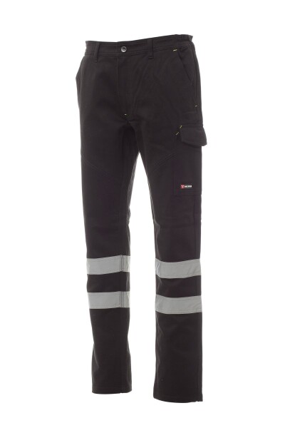 Pracovné nohavice Payper WORKER WINTER REFLEX Farba: Čierna Tmavá, Veľkosť: 4XL (0013650082140474XL)