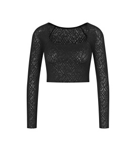 ZERO Feel Bliss Top Long Sleeve. - BLACK - black 0004 - SLOGGI BLACK XS