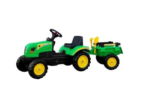 Mamido Traktor s prívesom Branson zelený