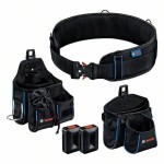 Bosch Professional Kit belt 108, GWT 2, GWT 4, 2x holder 1600A0265R pre údržbára, Remeselník brašna s náradím na opasok prázdna, sada; 1600A0265R