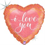 Nafukovací balónik srdce I love you 46 cm - Grabo