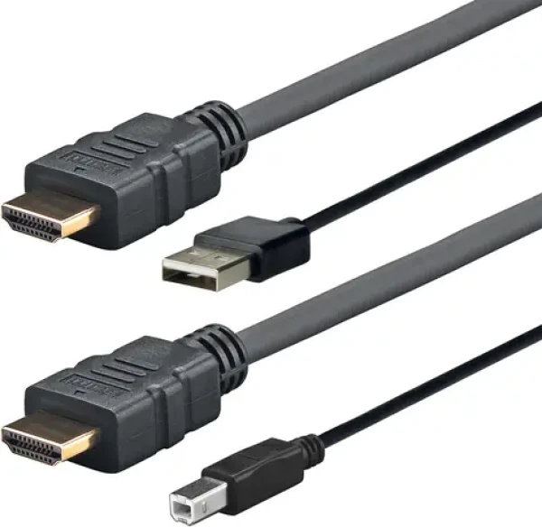 VivoLink Pre HDMI + USB 2.0 A - B kábel M - M 4M / 4K 2K @ 60 Hz / vhodný pre interaktívne tabule (PROHDMIUSBAB4)