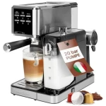 ProfiCook ES-KA 1266 strieborná / pákový kávovar / 1350W (4006160012668)