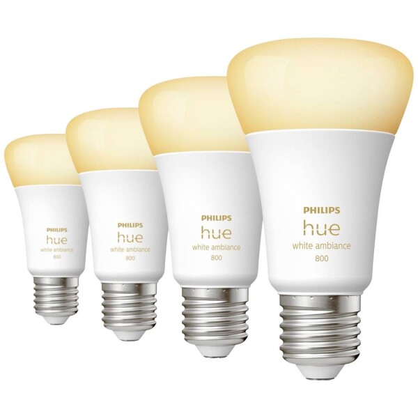 Philips LED žiarovka Hue White Ambiance 6W 800 E27 4ks