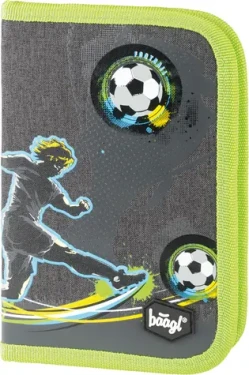 BAAGL Školský peračník klasik Futbal / 20x15x3 cm (A-5315)