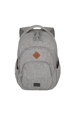 Batoh na notebook Travelite Basics Backpack Melange Light grey