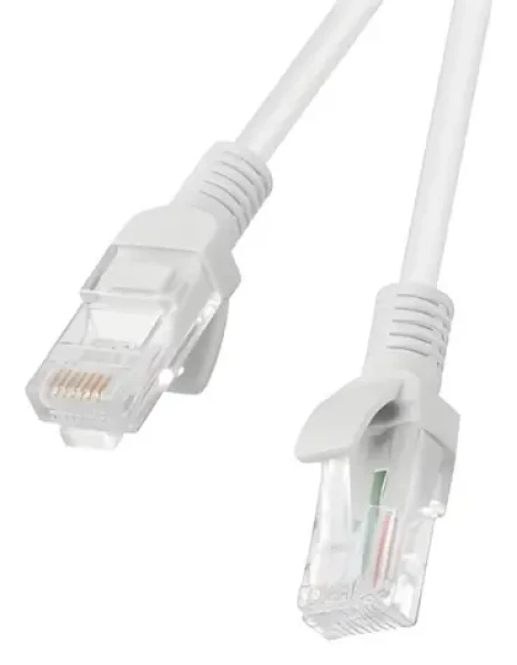 Lanberg UTP CAT.5E 15m šedý / Patch kábel / RJ45-RJ45 / CCA / Fluke Passed (PCU5-10CC-1500-S)