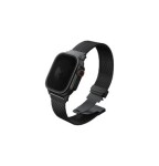 UNIQ Dante PRE remienok pre Apple Watch 49 46 45 44 mm - Graphite BLACK (čierna) (8886463692257)