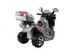 Mamido Detská elektrická motorka strieborná