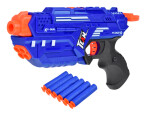 Mamido Pištoľ Shotgun 2v1 + penové a gélové náboje Terč Okuliare Plechovky ZA5564
