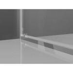 MEXEN/S - Exo sprchovací kút dvere krídlové 100 x 90, transparent, chróm 8182-100-090-01-00