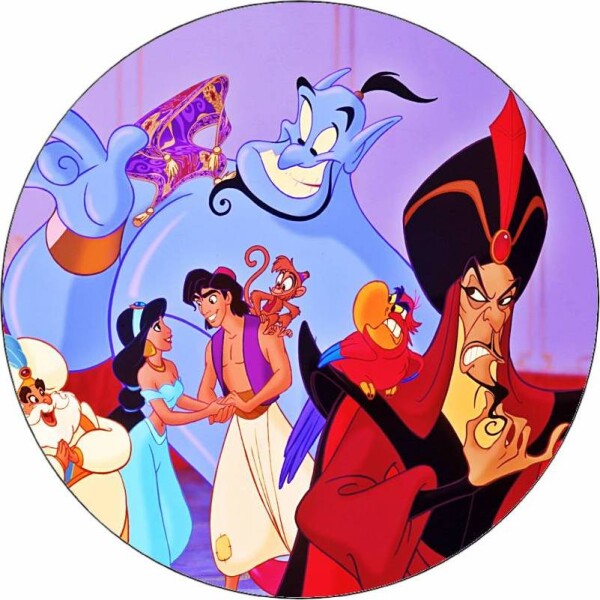 Jedlý papier Aladin postavičky 19,5 cm - Pictu Hap - Pictu Hap