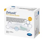 ZETUVIT Plus silicone border kompres sterilný 12,5 x 12,5cm 10 ks