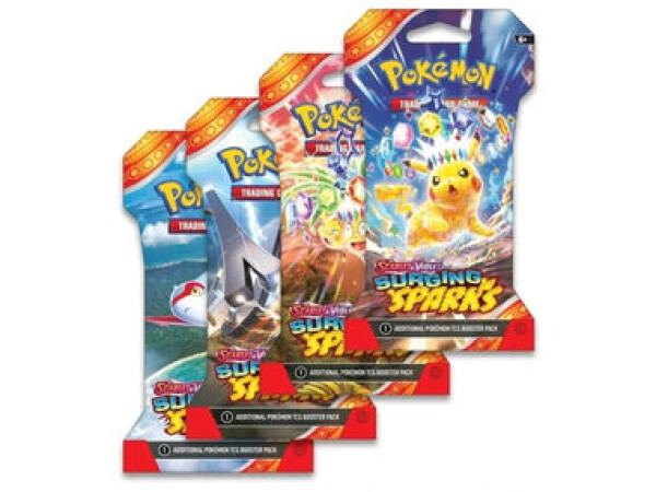 Pokémon TCG: SV08 Surging Sparks - 1 Blister Booster