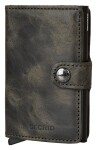 Kožená mini peňaženka Secrid Miniwallet Vintage Olive-Black