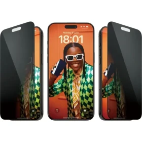 PanzerGlass Tvrdené sklo UWF Privacy s aplikátorom pre Apple iPhone 15 Pro Max čierna (P2812)