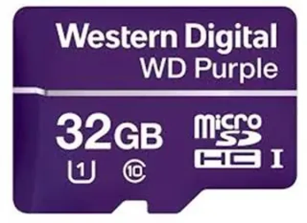 WD Purple MicroSDHC 32 GB / UHS-I U1 / Class 10 (WDD032G1P0C)
