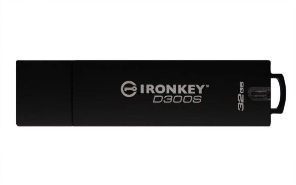 Kingston Kingston Technology IronKey D300S pamięć USB 32 GB USB Typu-A 3.2 Gen 1 (3.1 Gen 1) Čierny