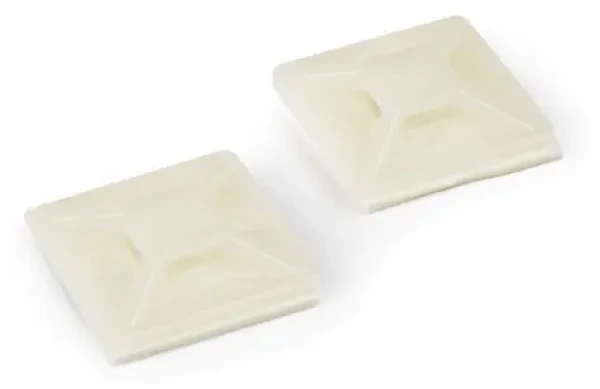 StarTech Montážne podložky pre sťahovacie pásky biele / Nylon / 20 x 20 mm / 100 ks (CBMCTM2)