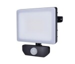 Solight WM-30WS-Q LED reflektor Quick so sensorom čierna / 30W / 2550lm / 4000K / IP44 (8592718033736)