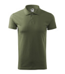 Single J. pánske polo tričko khaki 2XL